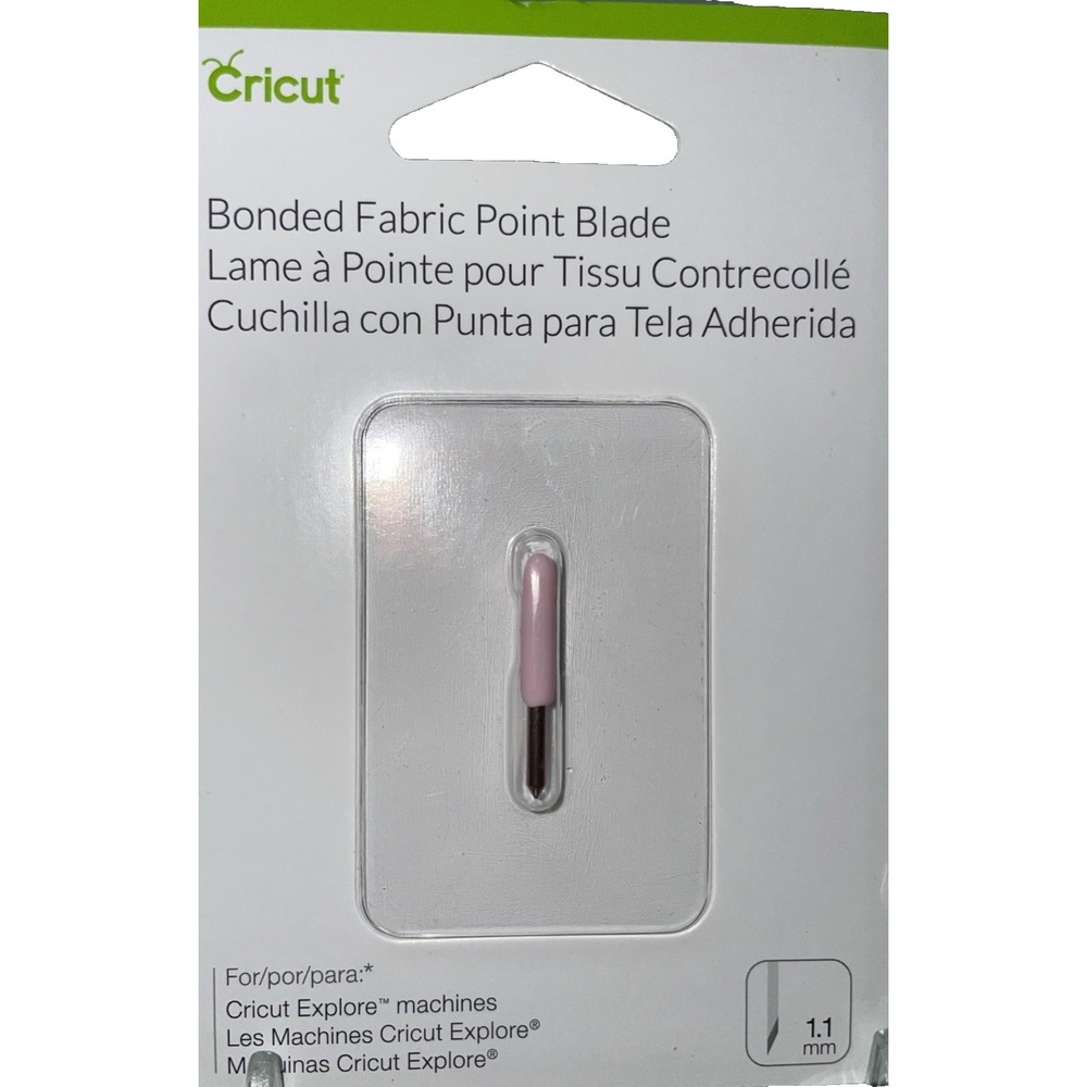 Cricut  1.1mm Bonded Fabric Point‎ Blade NEW Sealed Package